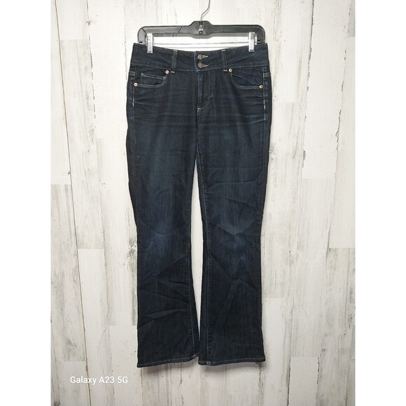 PAIGE Denim - PAIGE Dark Indigo Boot Cut Jeans